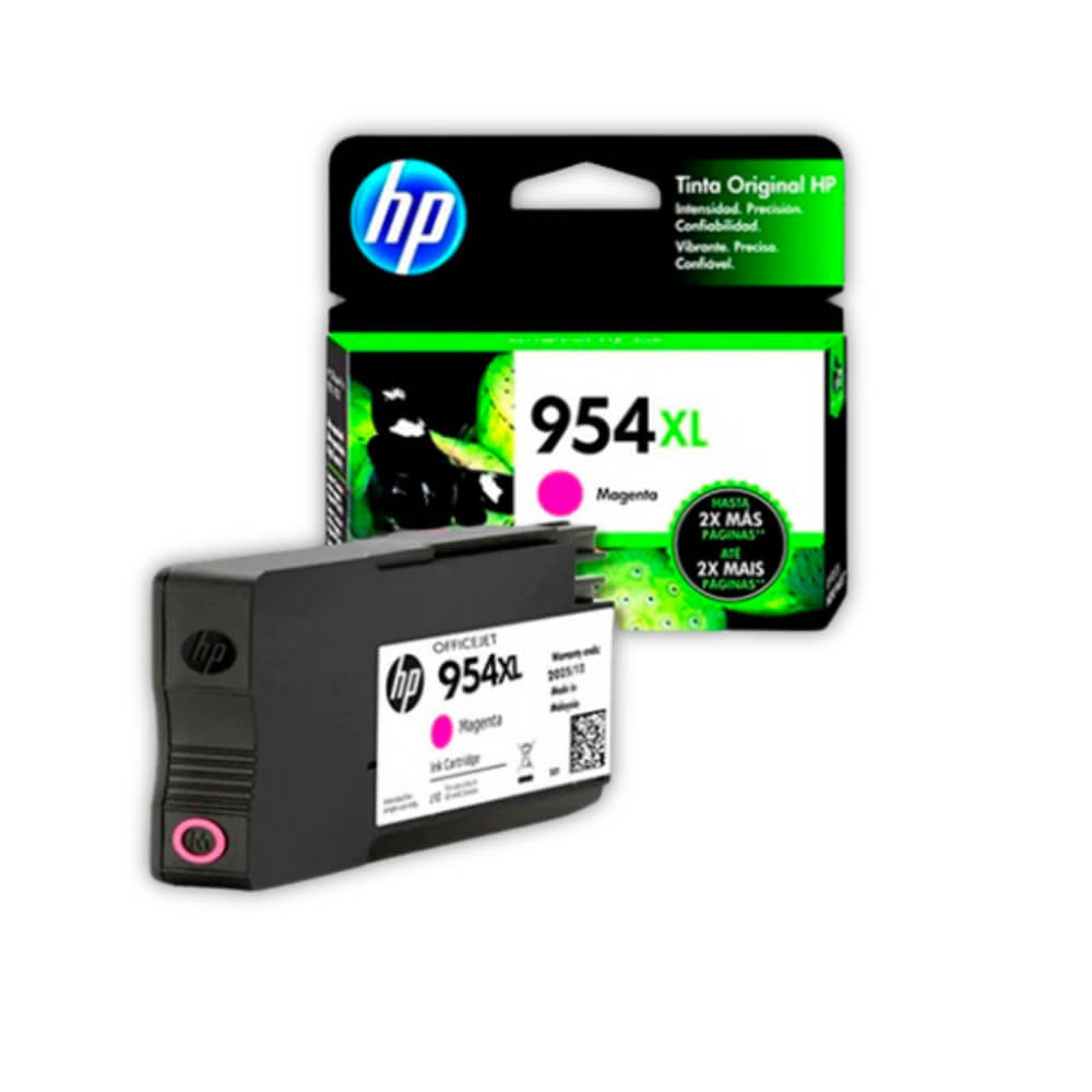 Tinta Hp 954Xl Magenta L0S65Al 1,600 Pág. 8210, 8216 Original