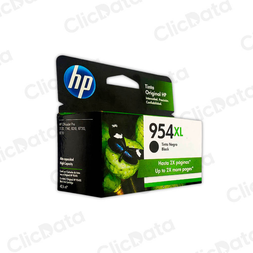Tinta Hp 954Xl Black L0S71Al 2,000 Pág. 8210, 8216 Original