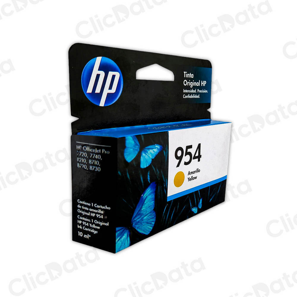 Tinta Hp 954 Yellow L0S56Al 700 Pág. 7740, 8740 Original