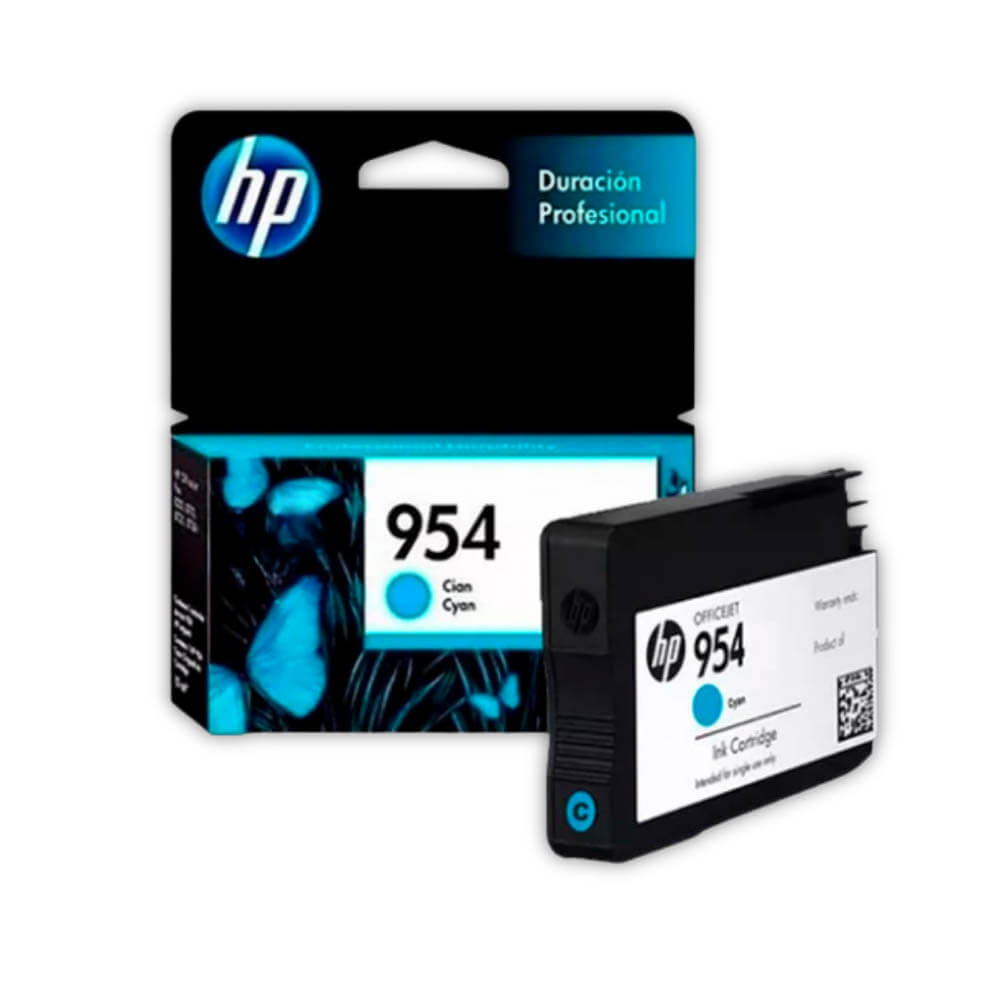 Tinta Hp 954 Cyan L0S50Al 700 Pág. Pro 7740, 8730 Original