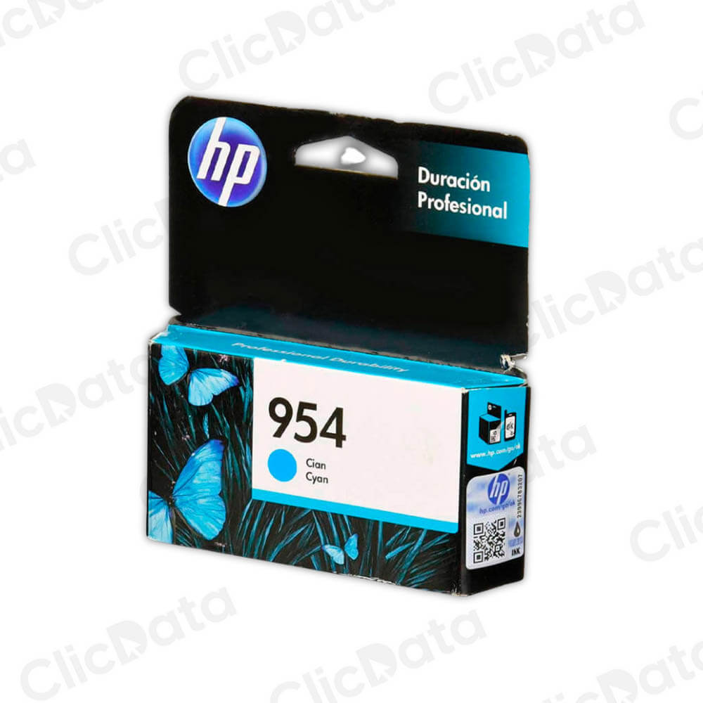 Tinta Hp 954 Cyan L0S50Al 700 Pág. Pro 7740, 8730 Original