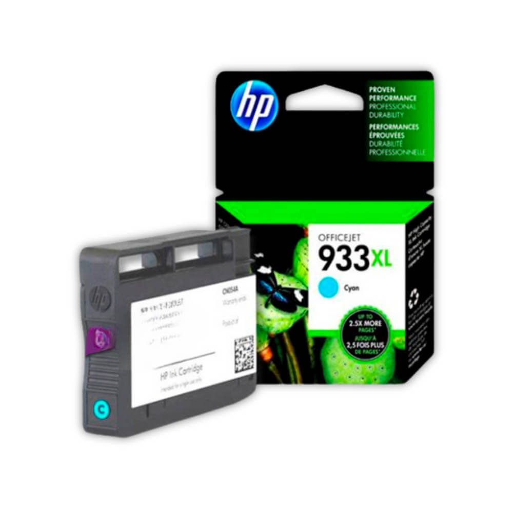 Tinta Hp 933Xl Cyan Cn054Al 825 Pág. 7510, 7510A Original