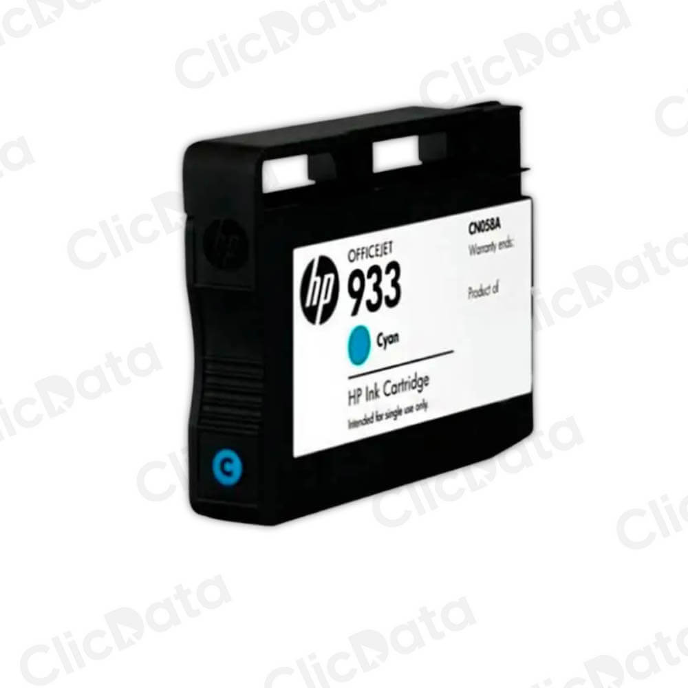 Tinta Hp 933Xl Cyan Cn054Al 825 Pág. 7510, 7510A Original