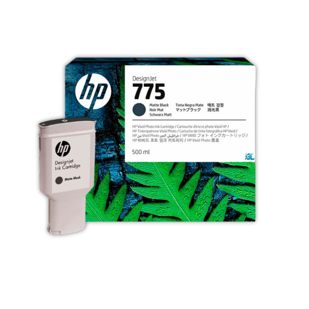 Tinta Hp 775 Negro Mate 1XB22A 500ml Z9+ Pro Original