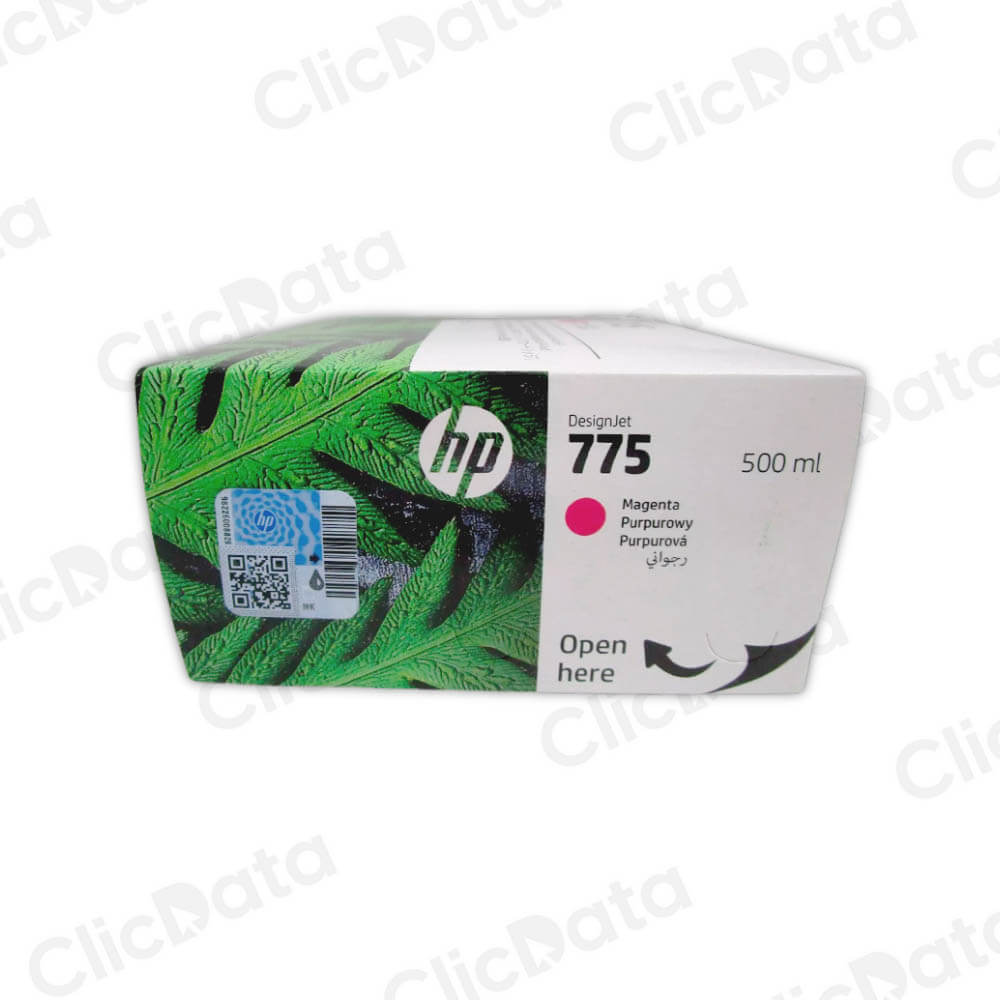 Tinta HP 775 Magenta 1XB18A 500ml Z9+ Pro Original