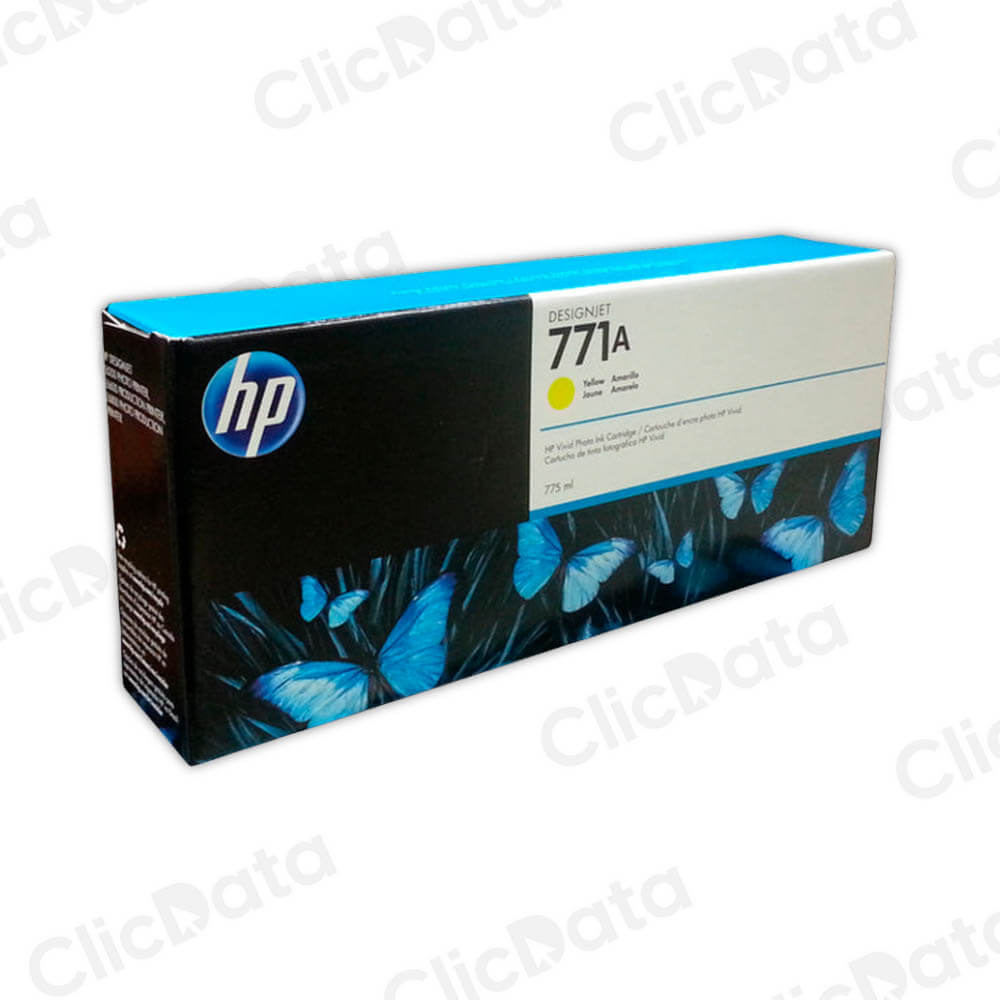 Tinta HP 771A Yellow B6Y18A 775ml Jet Z6800, Z6810 Original