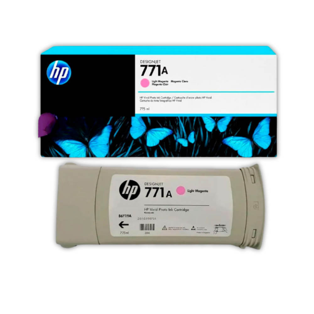 Tinta HP 771A Magenta Claro B6Y19A 775ml Jet Z6200 Original