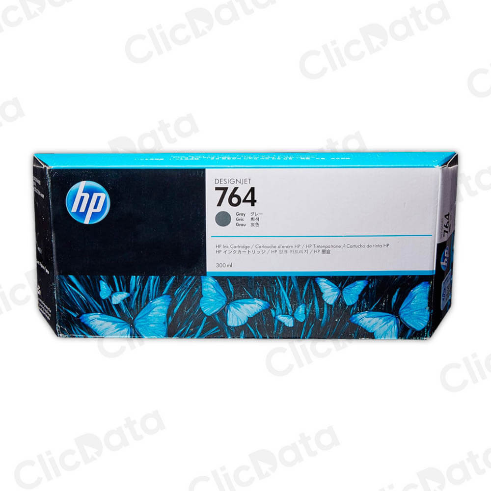 Tinta HP 764A Gris C1Q18A 300ml DesignJet T3500 Original