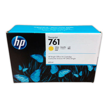 Tinta HP 761 Yellow CM992A 400ml Jet T7100, T7200 Original