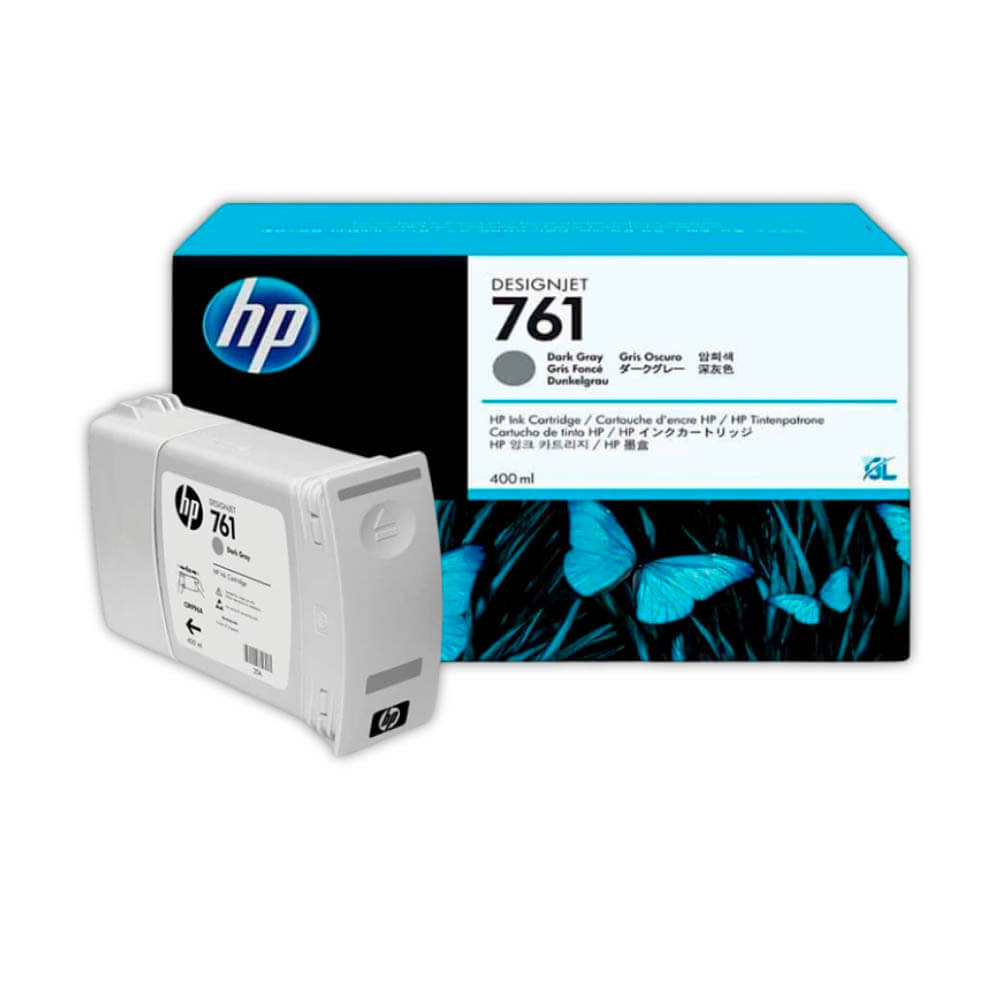 Tinta HP 761 Gris CM996A 400ml Design T7100, T7200 Original