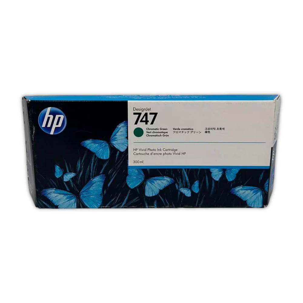 Tinta HP 747 Chromatic Green P2V84A 300ml Z9, Z9DR Original