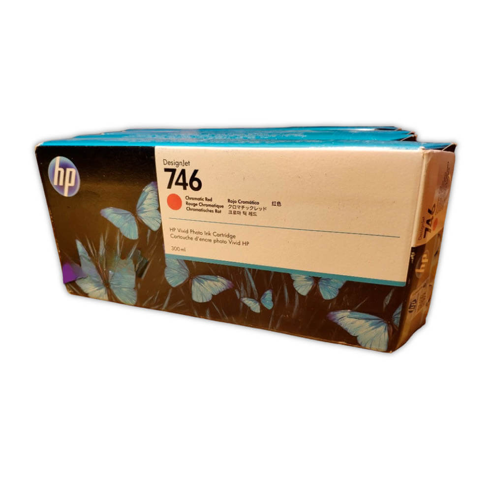 Tinta HP 746 Chromatic Rojo P2V81A 300ml Z6, Z9DR Original