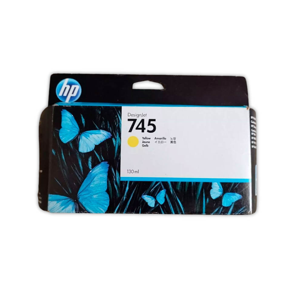 Tinta HP 745 Yellow F9J96A 130ml Jet Z2600, Z5600 Original