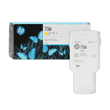 Tinta HP 738 Yellow 676M8A 300ml Design T850, T950 Original