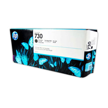 Tinta HP 730 Matte Black P2V71A 300ml Design T1600 Original