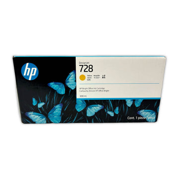 Tinta HP 728A Yellow F9K15A 300ml Hp DesignJet T730 Original