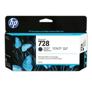 Tinta HP 728 Negro Mate 3WX25A 130ml DesignJet T730 Original