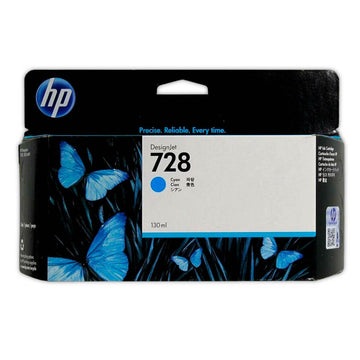 Tinta HP 728 Cian F9J67A 130ml DesignJet T730, T830 Original