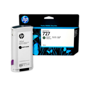 Tinta HP 727A Negro Mate B3P22A 130ml T1500, T930 Original