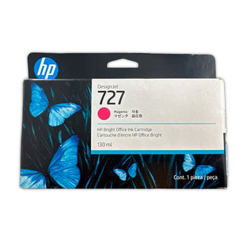 Tinta HP 727A Magenta B3P20A 130ml Jet T1500, T2500 Original