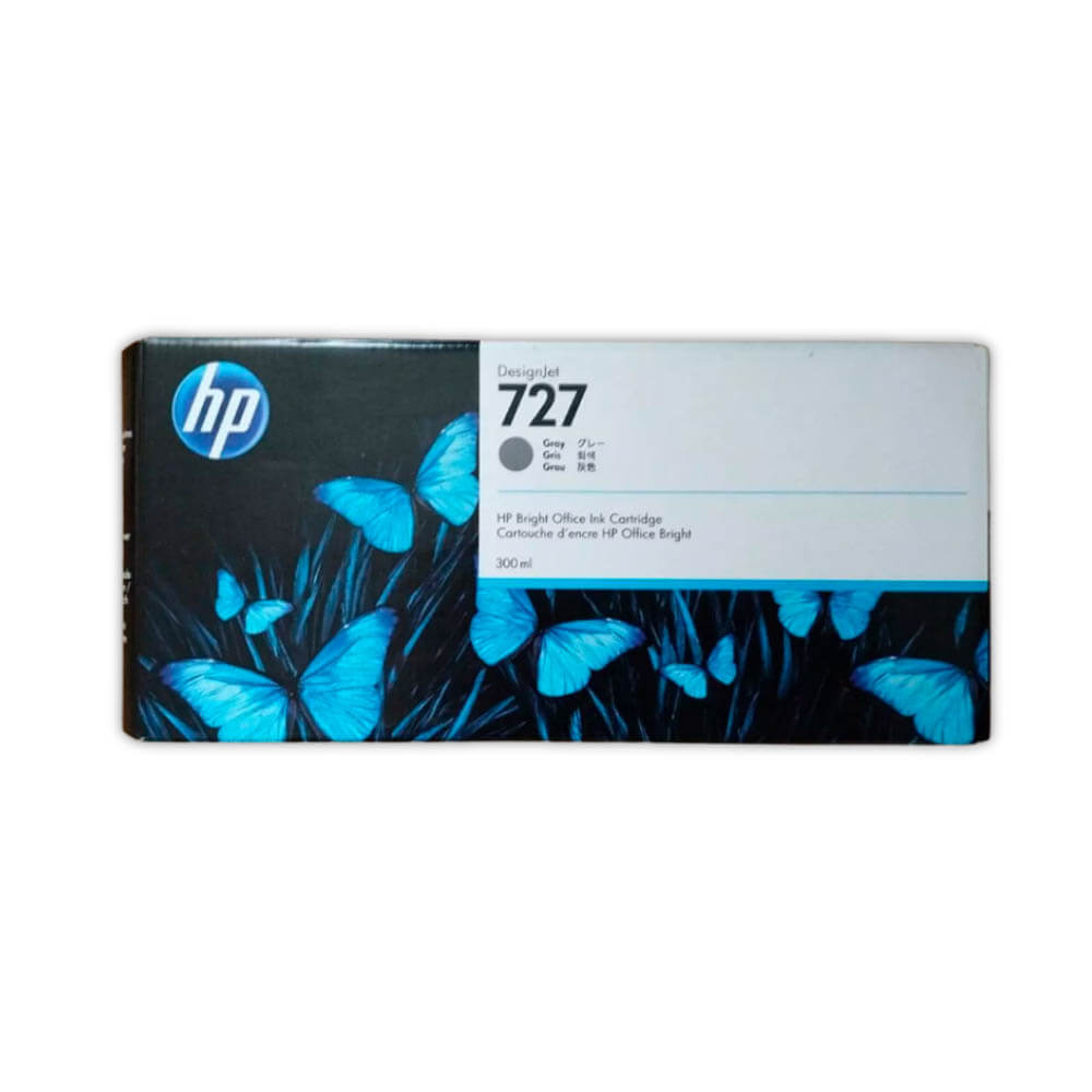 Tinta HP 727 Gray F9J80A 300ml T1500, T930, T2530 Original