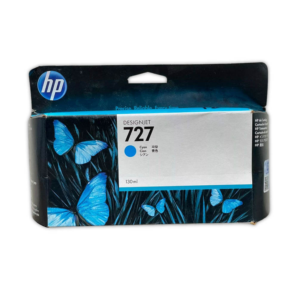Tinta HP 727 Cian B3P19A 130ml HP DesignJet T1530 Original