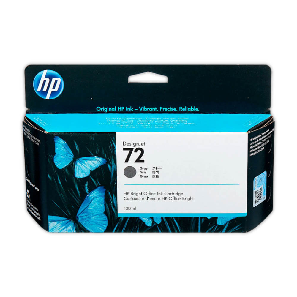 Tinta HP 72 Gris C9374A 130ml DesignJet T610, T620 Original