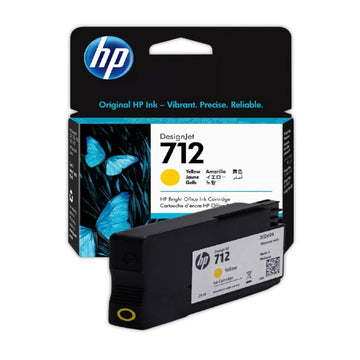 Tinta Hp 712A Yellow 3ED69A 29ml T250, T630, T650, T210 Original