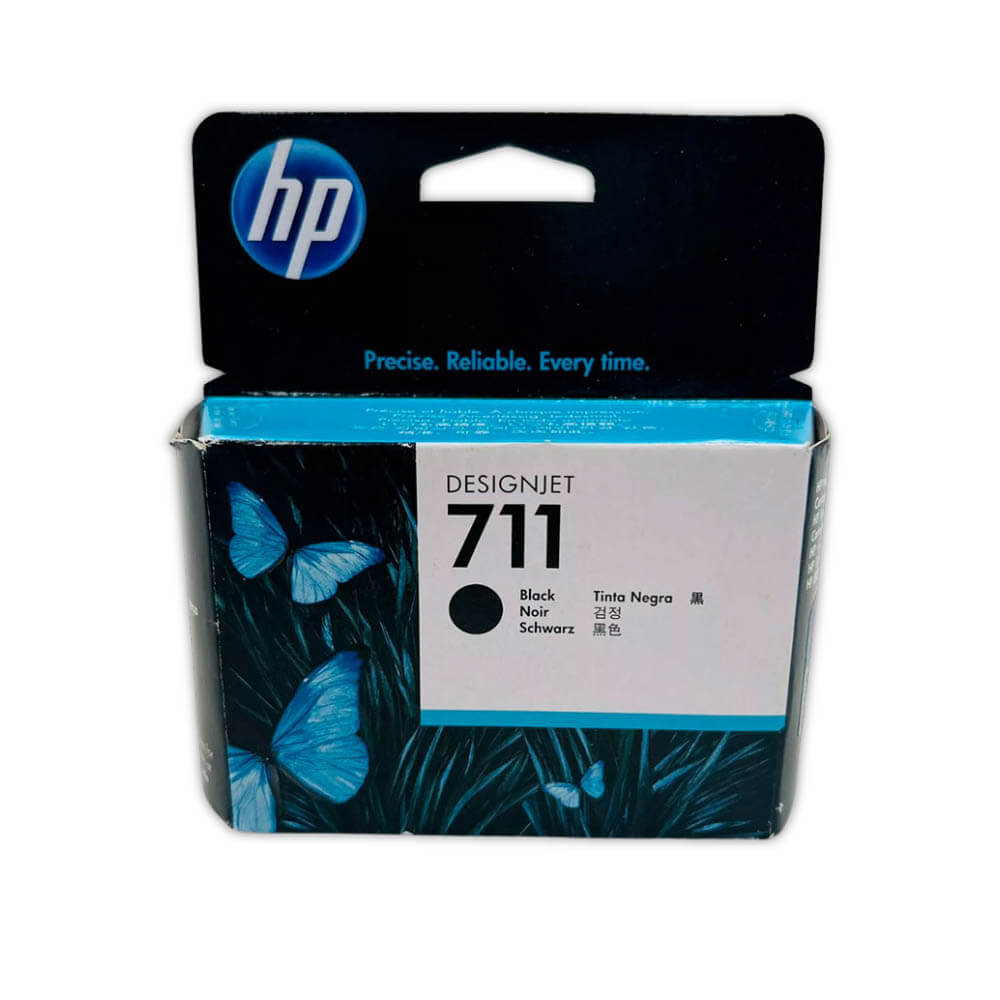 Tinta HP 711 Negro CZ133A 80ml T120, T130, T525, T530 Original