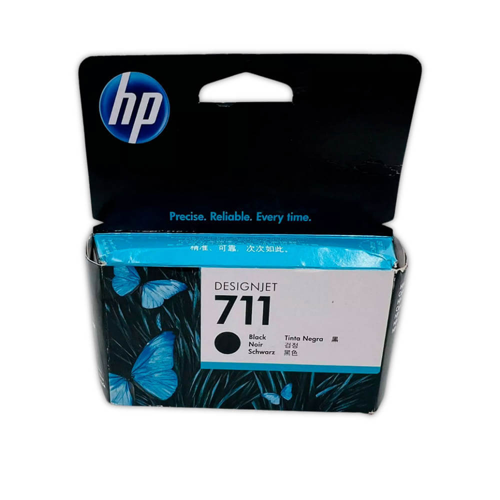 Tinta HP 711 Negro CZ129A 38ml T120, T130, T525, T530 Original