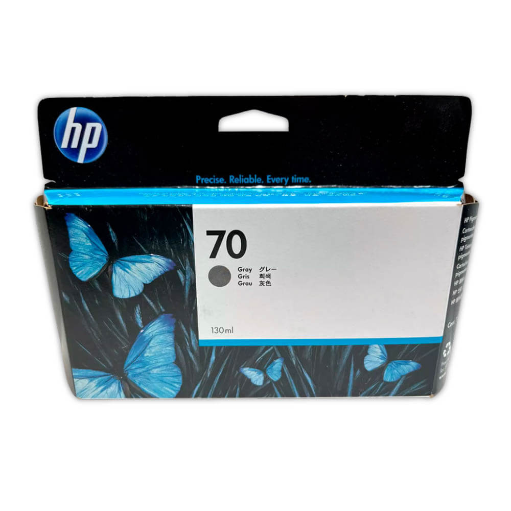 Tinta HP 70 Gris C9450A 130ml Design Z3200, Z5200 Original