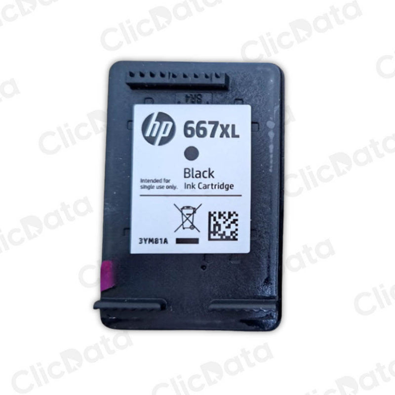 Tinta HP 667XL Negro 3YM81Al 480 Pág. 6000, 6400, 2700 Original