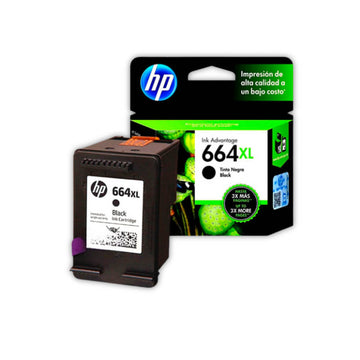 Tinta Hp 664Xl Negro F6V31Al 480 Pág. 1110, 2130, 4520 Original