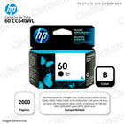 Tinta Hp 60 Negro Cc640Wl 200 Pág.Officejet D700 Original