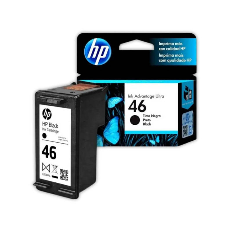 Tinta Hp 46 Negro Cz637Al 1,500 Pág. 2529,Ultra 4729 Original