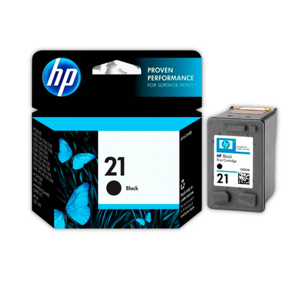 Tinta Hp 21 Negro C9351Al 190 Pág. Hp D1430, D1445 Original