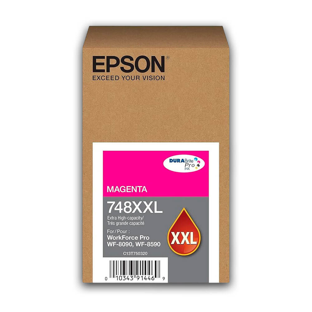 Tinta Epson T748Xxl320 Magenta 7,000 Pág. WF6590, WF8090 Original