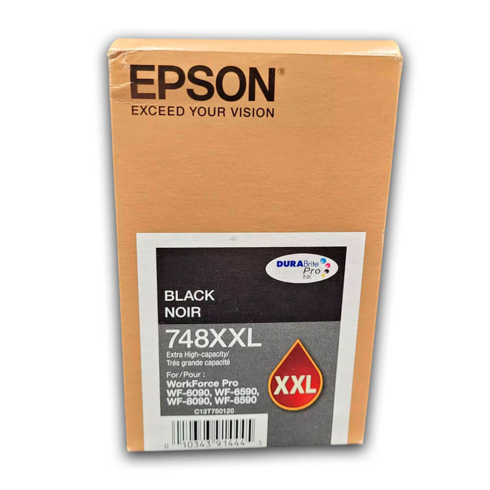 Tinta Epson T748Xxl120 Negra 10,000 Pág. WF6590, WF8090, 8090 Original