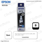 Tinta Epson T673120 Negro 70ml EcoTank L800, L805 Original