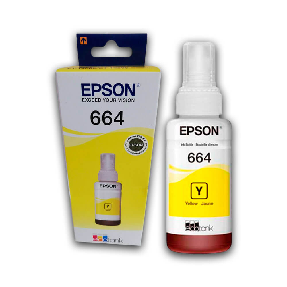 Tinta Epson T664420Al Yellow 70ml EcoTank L455,565 Original