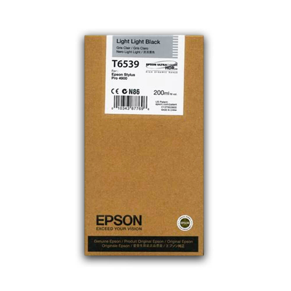 Tinta Epson T653900 Ligth Black 200ML Stylus Pro 4900 Original