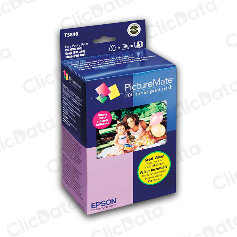Tinta Epson T5846 Color 150 Fotos PM 200, Epson 240 Original
