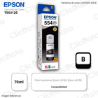 Tinta Epson T554120 Negro 70 ml EcoTank L8160,L8180 Original