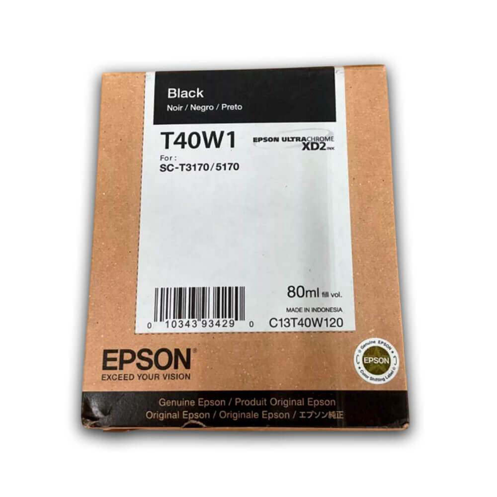 Tinta Epson T40W120 Black 80ml SL2170, SCT3170, T5170 Original