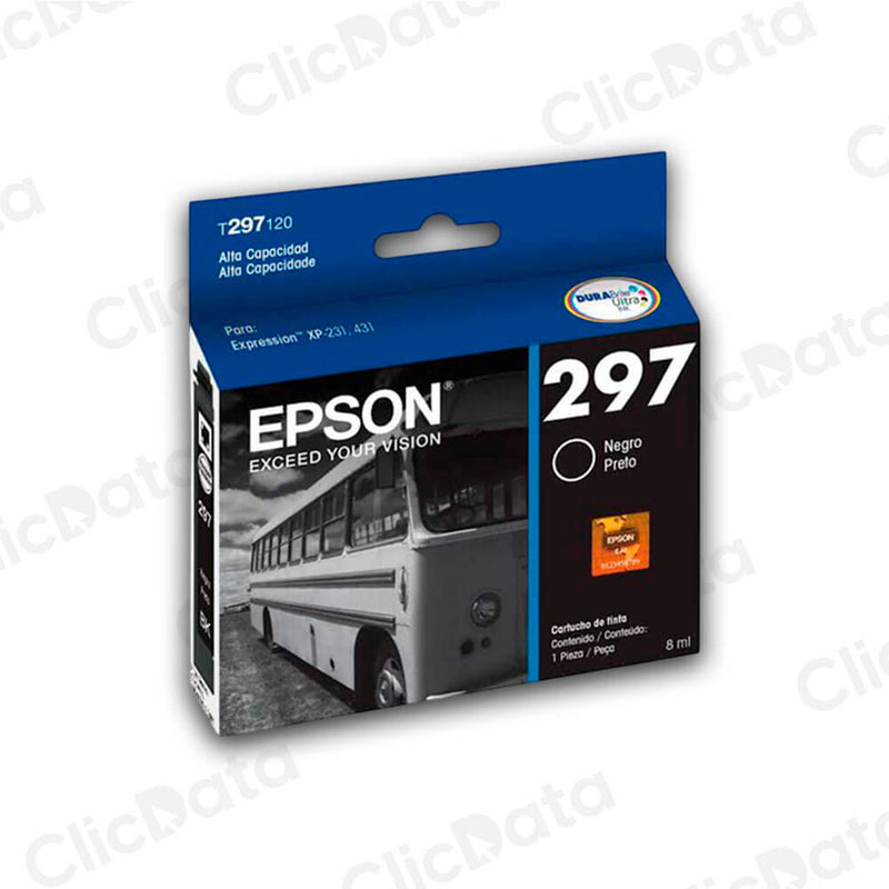 Tinta Epson T297120 Negro 8 ml. Epson XP431, XP241 Original