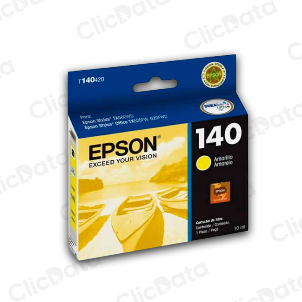 Tinta Epson T140420 Yellow 755 Pág. TX525, T42WD Original