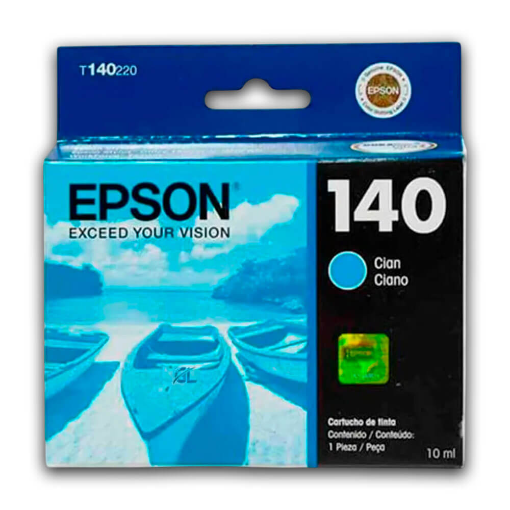 Tinta Epson T140220 Cyan 755 Pág. T42WD, TX125 Original
