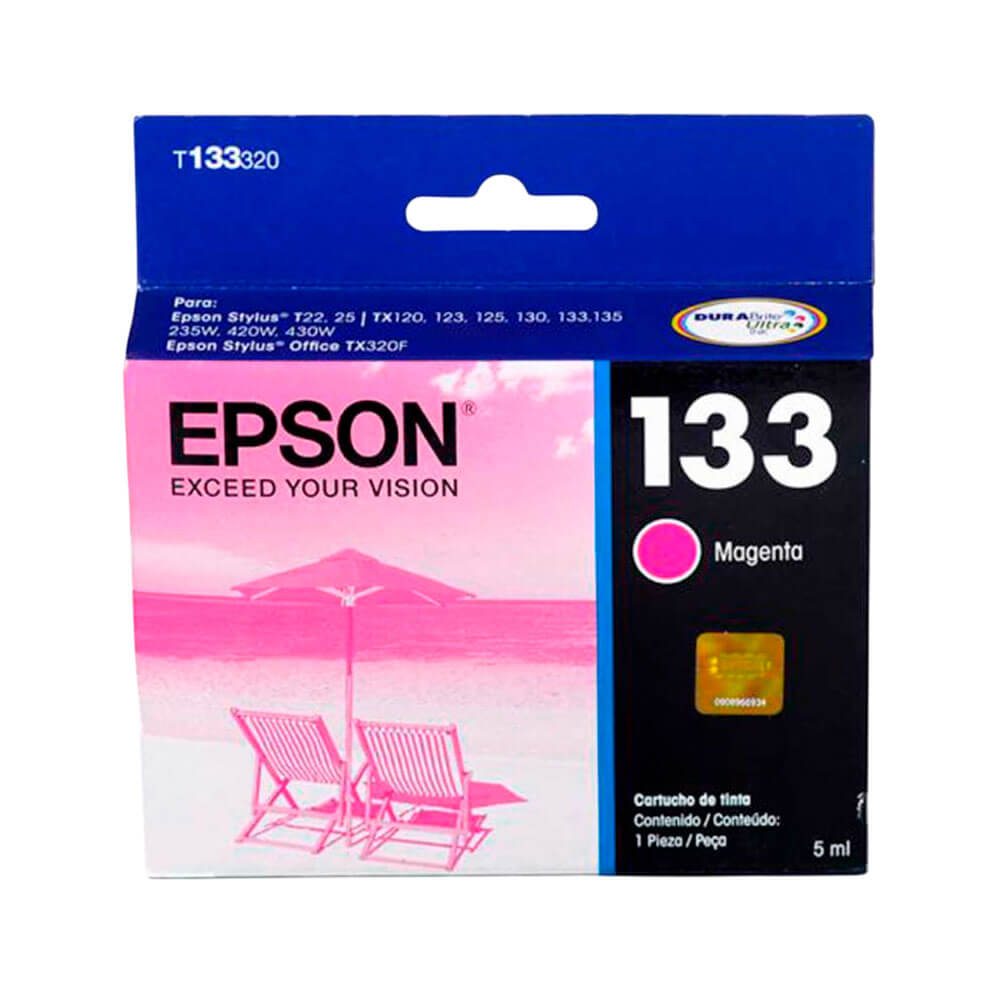 Tinta Epson T133320 magenta 300 Pag T25, TX125, TX320F Original
