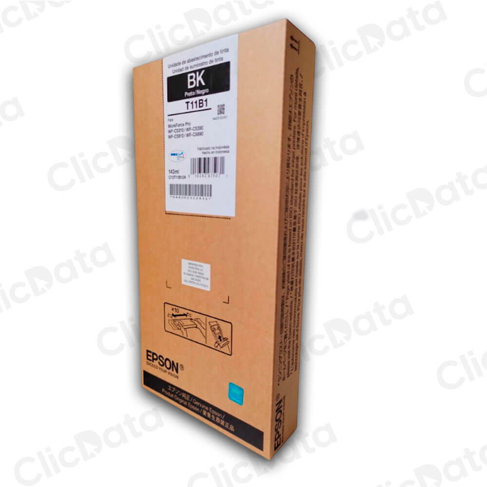Tinta Epson T11B120 Negro 143ml WFC5310, WFC5810 Original