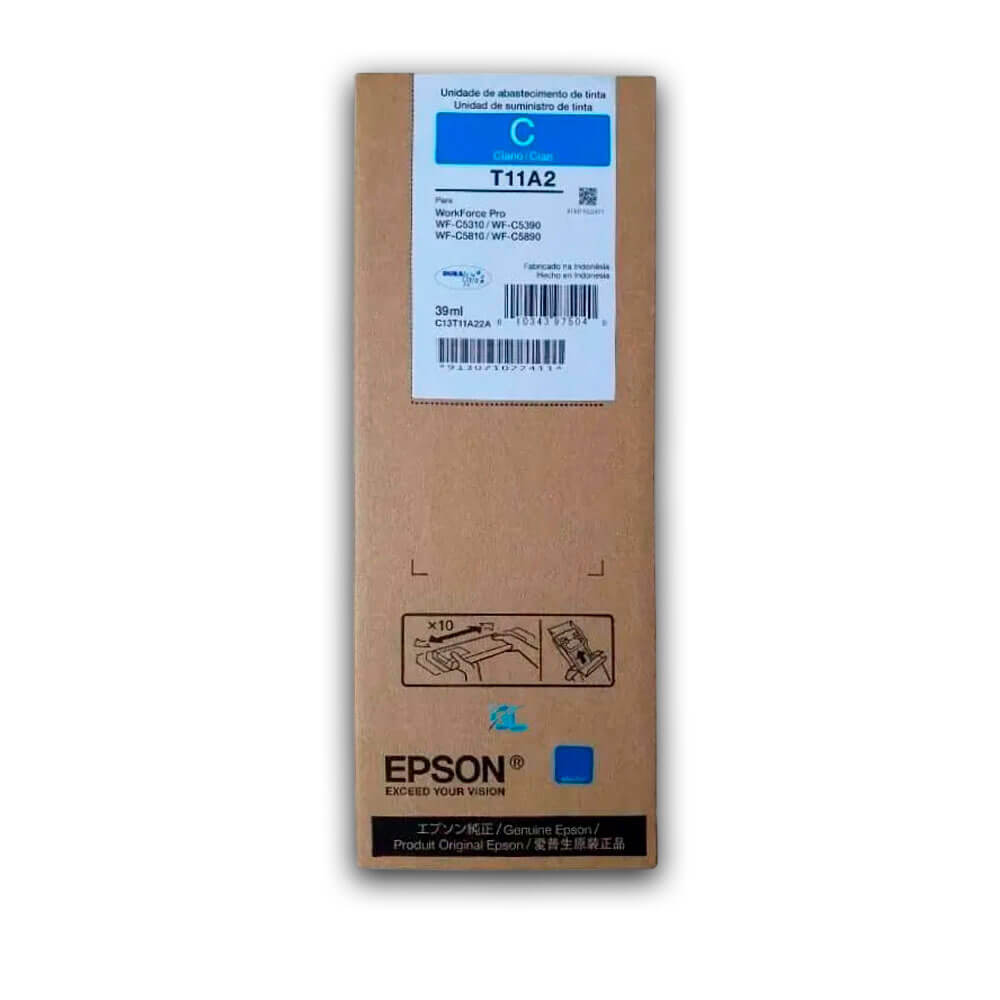 Tinta Epson T11A220Al Cian 5,000 Pág. WFC5310, WFC5810 Original